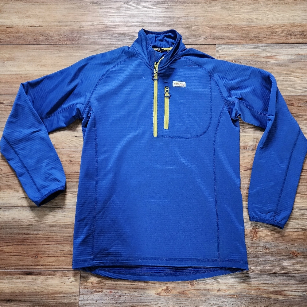 Men's Orvis Horseshoe Hills LS 1/4 Zip Fleece with Hayden Logo Small